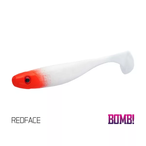Delphin DuoPACK BOX BOMB! Rippa / 12x 5szt 5cm/REDFACE gumowa przynęta