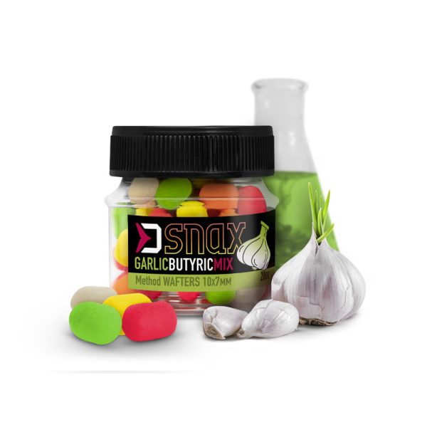 Delphin MIX D SNAX WAFT przynęta 10x7mm/20g Czosnek-Kwas masłowy wafters