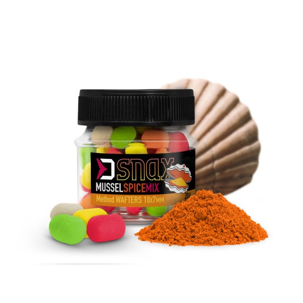 Delphin MIX D SNAX WAFT przynęta 10x7mm/20g Muszla-Przyprawa wafters