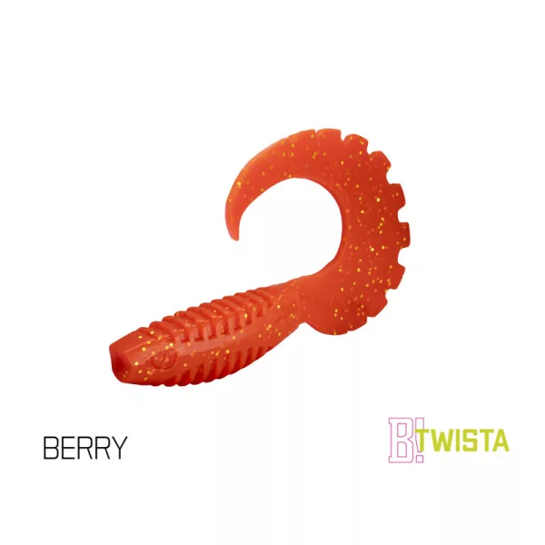 Delphin Twista UVs - Berry 8cm Przynęta plastikowa 5 szt.
