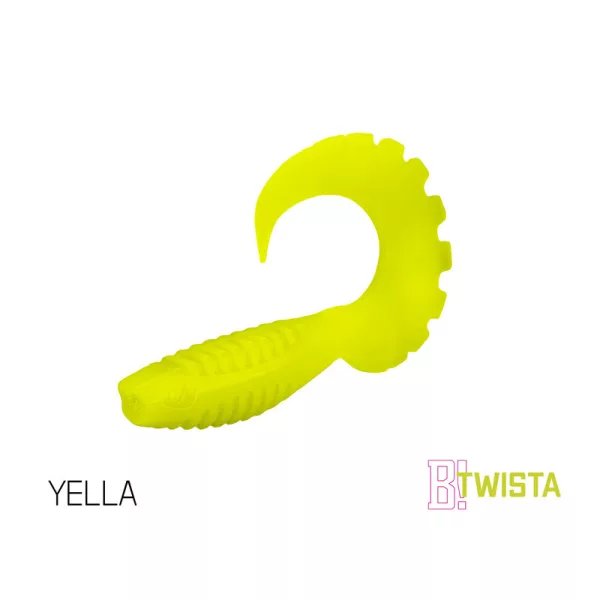 Delphin Twista UVs - Yella 8cm Przynęta plastikowa 5 szt.