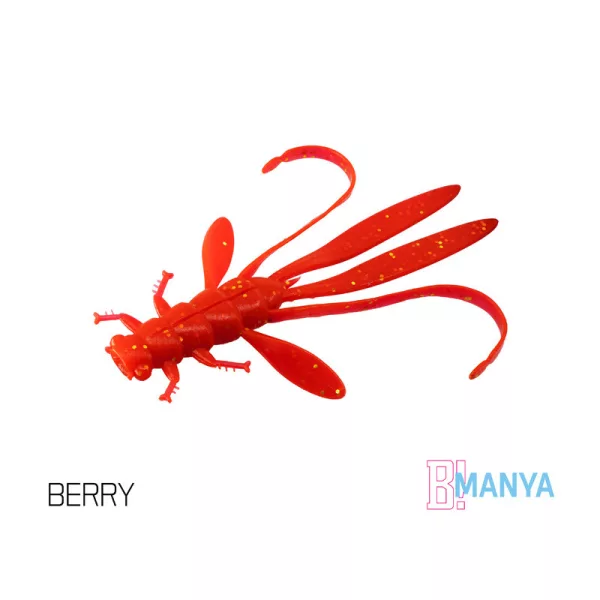 Delphin Manya UVs Nimfa - Berry 10,5cm Przynęta plastikowa 5 szt.