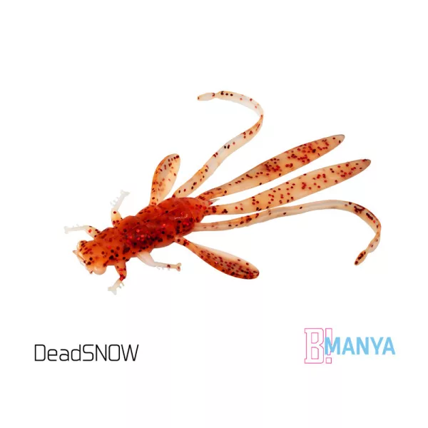 Delphin Manya UVs Nimfa - DeadSnow 10,5cm Przynęta plastikowa 5 szt.