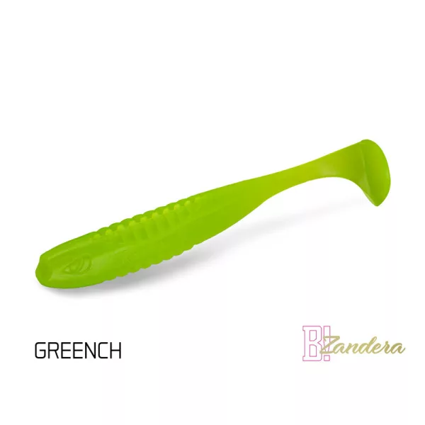 Delphin Zandera UVs - Greench 15cm Műanyag csali 5db