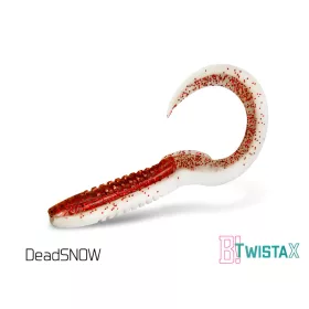   Delphin TwistaX Eeltail UVs - DeadSnow 15cm Plastikowa Przynęta 5 szt.