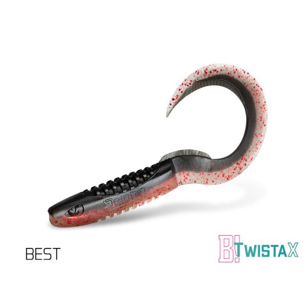 Delphin TwistaX Eeltail UVs - Best 6cm Przynęta plastikowa 5 szt.