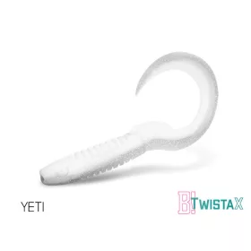   Delphin TwistaX Eeltail UVs - Yeti 6cm Plastikowa Przynęta 5 szt.
