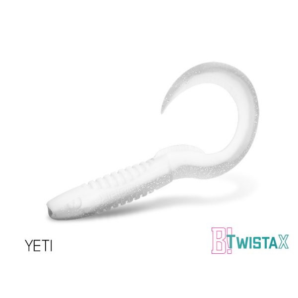 Delphin TwistaX Eeltail UVs - Yeti 6cm Plastikowa Przynęta 5 szt.
