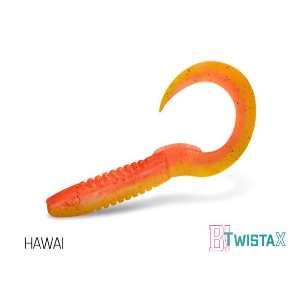 Delphin TwistaX Eeltail UVs - Hawai 6cm Plastikowa Przynęta 5 szt.