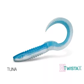   Delphin TwistaX Eeltail UVs - Tuna 6cm Plastikowa Przynęta 5 szt.