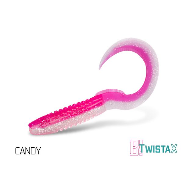 Delphin TwistaX Eeltail UVs - Candy 6cm Plastikowa Przynęta 5 szt.