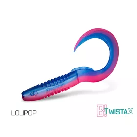   Delphin TwistaX Eeltail UVs - Lolipop 6cm Plastikowa Przynęta 5 szt.
