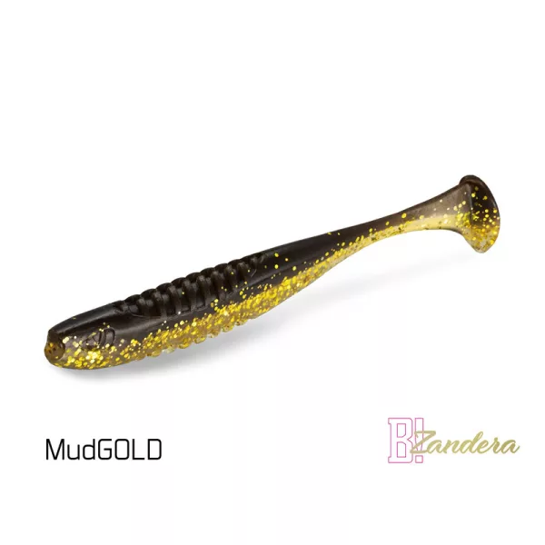 Delphin Zandera FlexiFloat UVs - MudGold 12cm Műanyag csali 5db