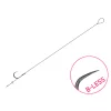 Delphin Proxi Sting 12cm 0,10mm 12 Füles, Szakáll Nélküli Előkötött Horog Csalitüskével 6db