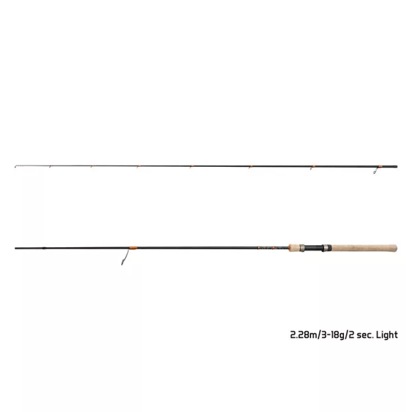 Delphin Corx Spin Könnyű 2,28m 3-18gr 2 részes Pergető Bot