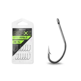  Haczyk Feeder Delphin Reaxe MTD Angle z uszkiem, z zadziorem #14 11szt.