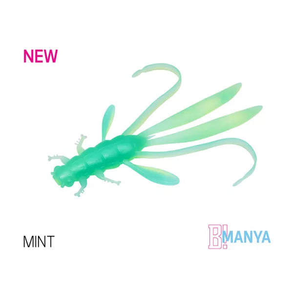 Delphin Manya UVs Nimfa Mint 10,5cm Przynęta Plastikowa 5szt