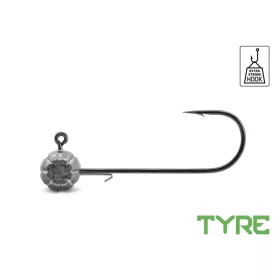   Delphin Tyre 12gr 8/0 Główka jigowa z uchwytem na gruba, 5 szt.