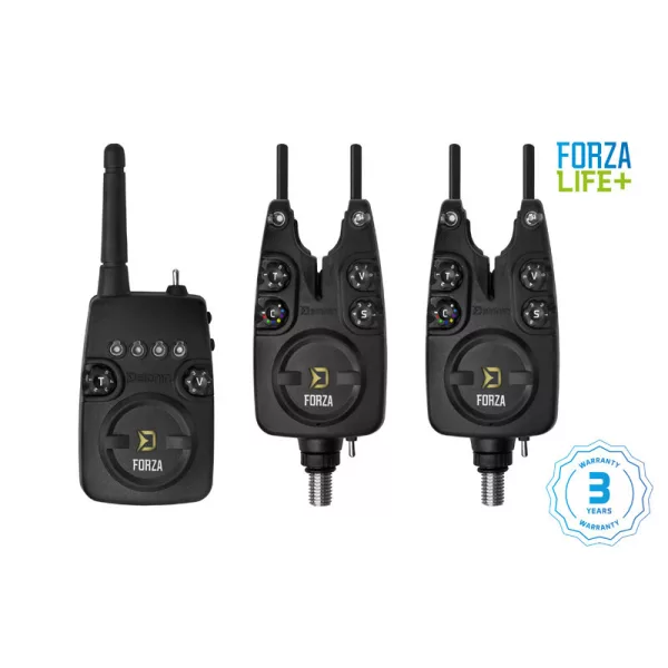 Delphin Forza Life+ Zestaw Sygnalizatorów Brań 3+1 Elementowy