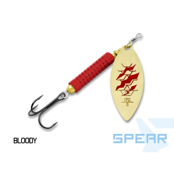 Delphin Spear Spinner Bloody 3gr Błystka obrotowa