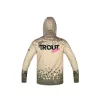 Delphin UV Armor 50+ Trout Koszulka z Długim Rękawem z Kapturem S