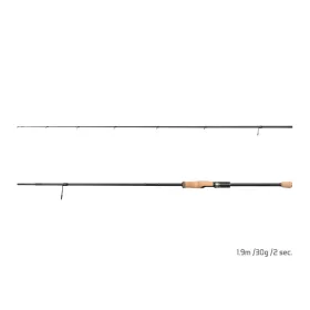 Delphin RaveX 1,90m 30gr 2 részes Pergető Bot