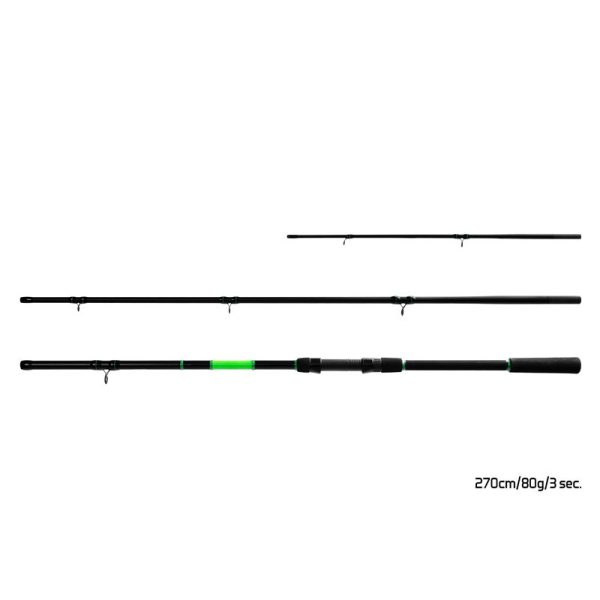 Delphin Wasabi Feeder NXT 2,70m 80gr 3-częściowa Wędka Feederowa