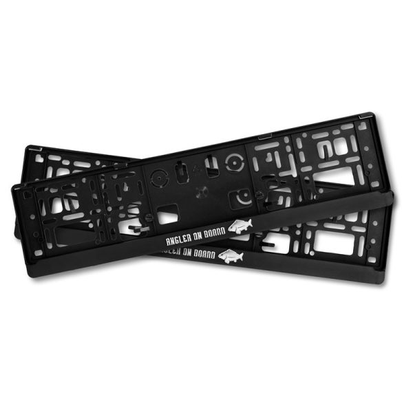 Delphin Angler On Board 3D Uchwyt Tablicy Rejestracyjnej 2szt