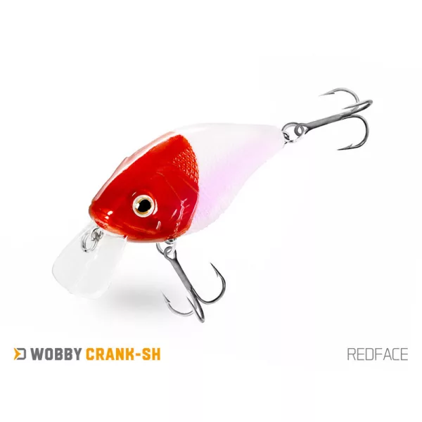 Delphin Wobby Crank-SH Redface 5cm 8gr Wobbler