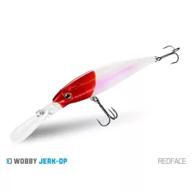 Delphin Wobby Jerk-DP Redface 9cm 12,5gr Wobbler