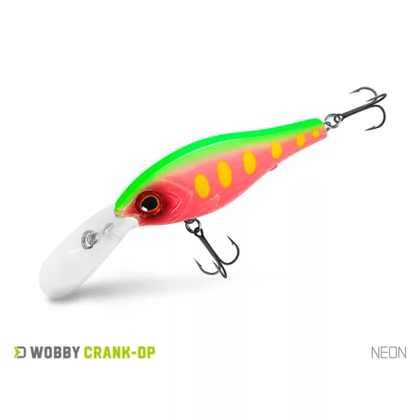 Delphin Wobby Crank-DP Neon 7cm 12gr Wobbler