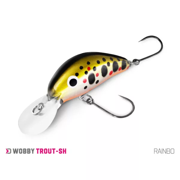 Delphin Wobby Trout-SH Rainbo 4cm 4gr Wobbler