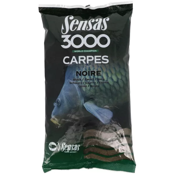 Sensas 3000 Ponty Fekete Etetőanyag 1kg