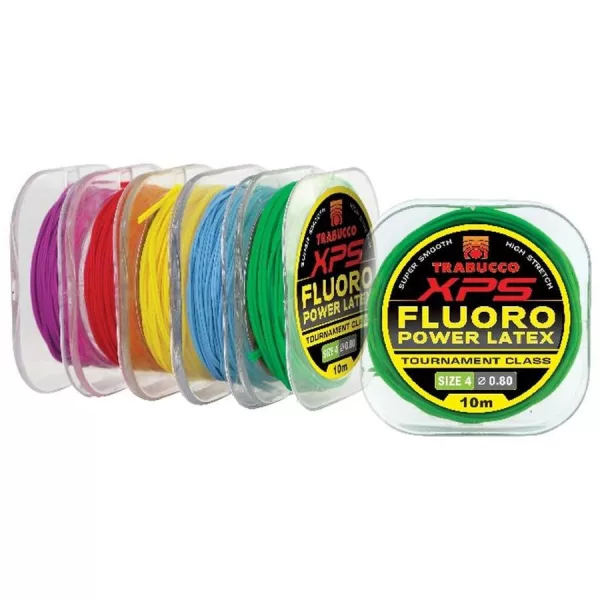 Trabucco XPS Fluoro Latex 10/1,4mm 10m Pełna Guma Do Tyczki