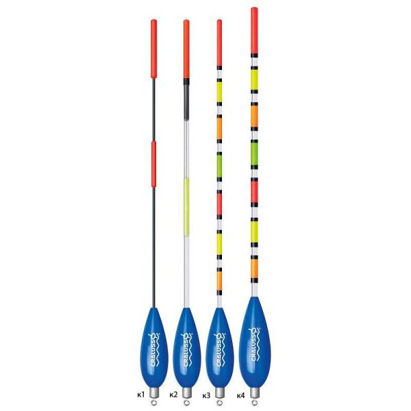 Cralusso Obciążony K4 wielokolorowy 6+3gr Waggler spławik