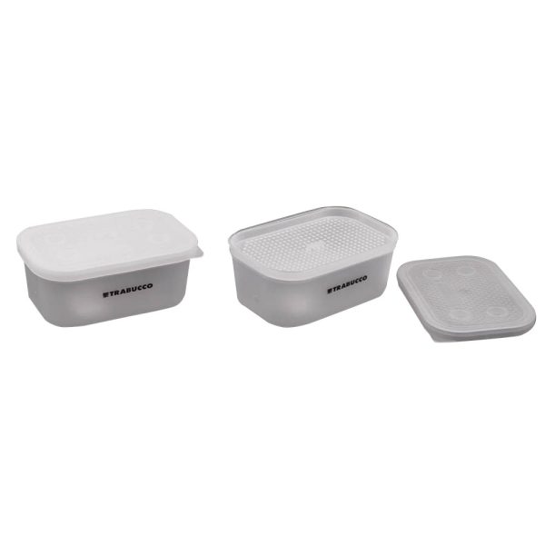 Trabucco XPS Bait Boxes Wh W/Riddle Bait Container Box with Sieve