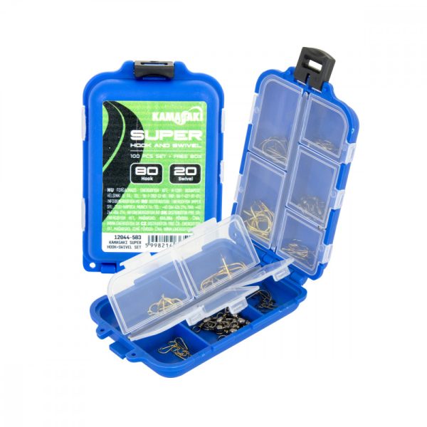 Kamasaki Szuper Horog És Forgó Szett 100 Db-Os