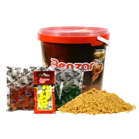  Benzar Mix Instant Groundbait Mix Zanęta w Wiaderku z Przynętami dla Tołpygi 3kg