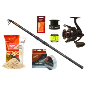   Carp Expert Silver Carp Power Teleskopowy Zestaw do Łowienia Amurów z Zanętą