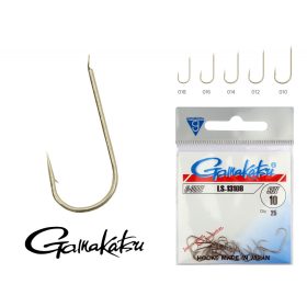   Gamakatsu LS-1310B/012 Bronz 12 25db/csomag Lapkás Szakállas Feeder horog