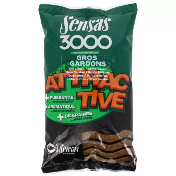 Sensas 3000 Attractive Duża Płoć Zanęta 1kg