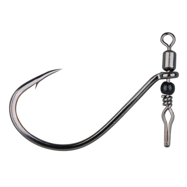 Gamakatsu Preda Swivel Shot Black Hooks #1/0 Haczyk z Krętlikiem