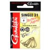Gamakatsu Single 31 Hooks Black #8 hook