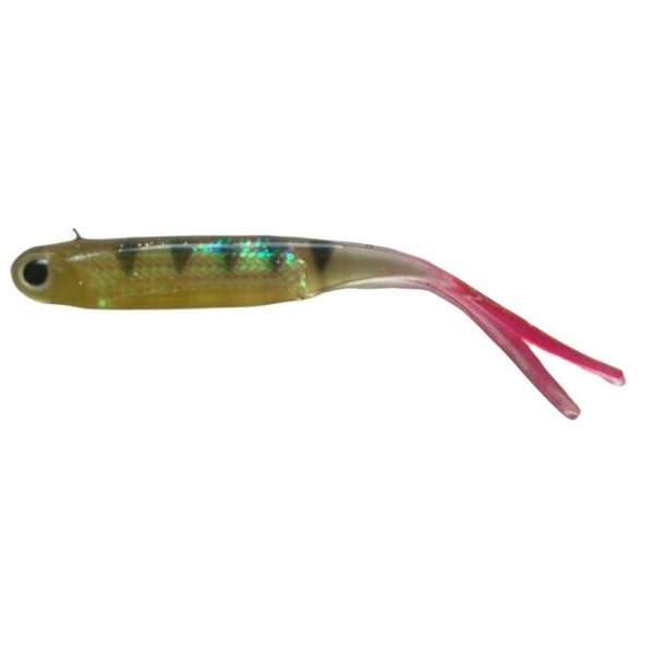 Rapture Power Minnow Fork Tail 7,5cm Perch Műanyag Csali 6db