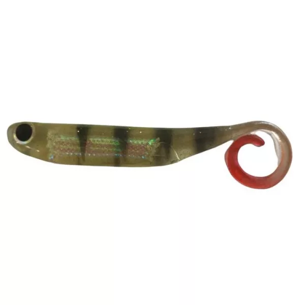 Rapture Power Minnow Curly Tail 7,5cm Perch Műanyag Csali 6db