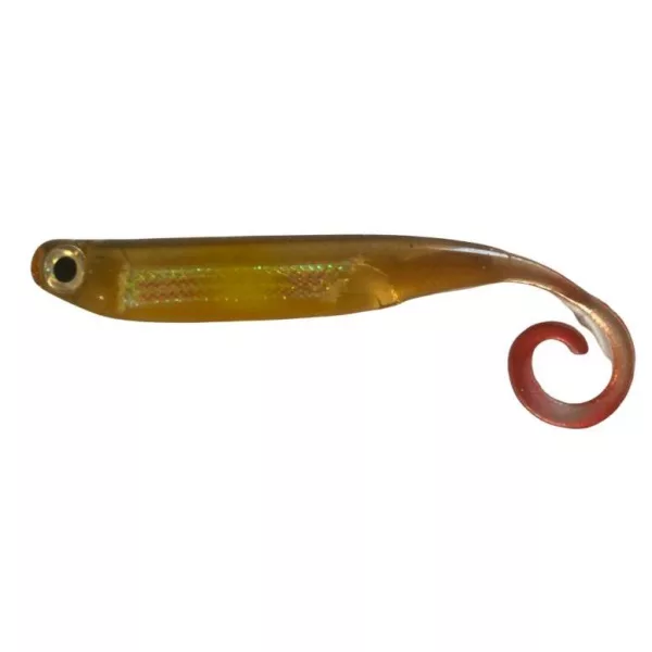 Rapture Power Minnow Curly Tail 7,5cm Brownie Műanyag Csali 6db