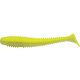 Rapture Żebrowany Swing Shad 9,5cm Chartreuse Duch Przynęta Plastikowa 7db