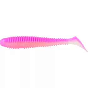   Rapture Ribbed Swing Shad 4cm Rózsaszín Rázás Plasztik Csali 14db