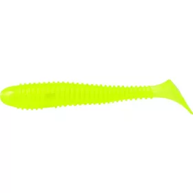 Rapture Ribbed Swing Shad 4cm Neonsárga Plasztik Csali 14db