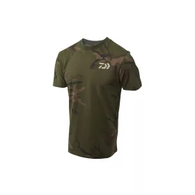 Daiwa Carp Camo Green Camo Koszulka polo M